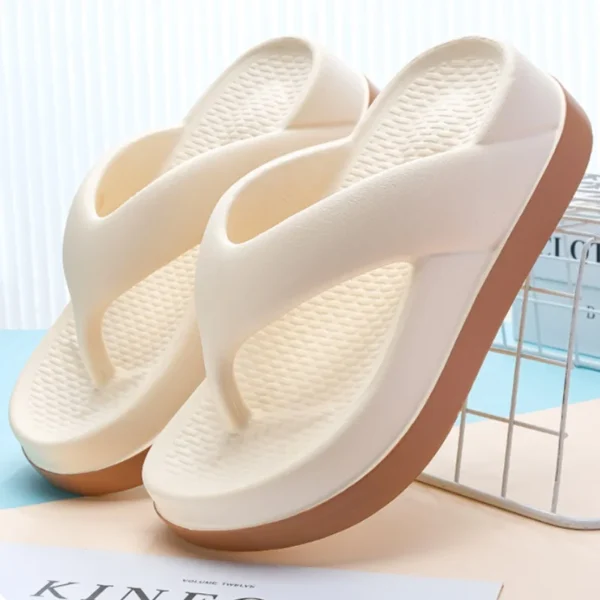 Damen-Flip-Flops, beliebtes Design, Schuhe, 2024, Trend, lässige Plateau-Sandalen, rutschfeste Outdoor-Hausschuhe, einzigartige Funktionen, flache Sandalen 2