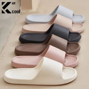 Verkauf Damen Sommerhaus Indoor Hausschuhe Frauen Anti-Rutsch-Bad Hausschuhe Eva weiche Sohle Sandalen undichte Strand Hausschuhe Flip Flops