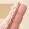 Dicke Sohle Hause Innen Außerhalb Männer Und Frauen Paare Winter Haushalt Warme Flauschige Hausschuhe Mode Plüsch Baumwolle Schuhe Damen 5