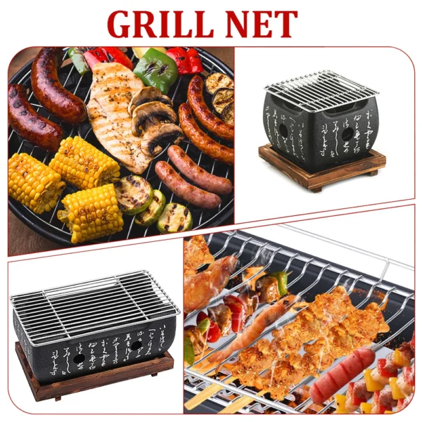 Tragbarer Grill Grill koreanische japanische Lebensmittel Kohlenstoff ofen Grill ofen Holzkohle Kochofen Haushalt im Freien wieder verwendbare Grill box 3