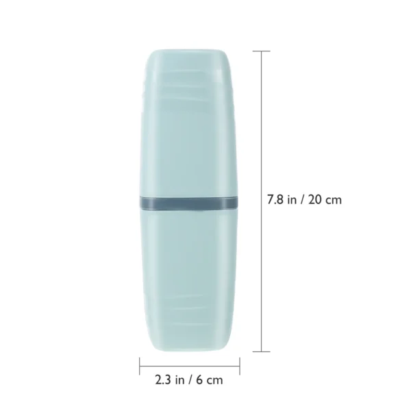 Haushalt Waschen Tasse Lagerung Box Mann Zahnbürste Halter Reise Zahnbürsten Pp Container 5