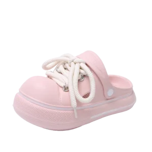 Sommer Mode Trend Bequeme Atmungsaktive Clogs Weiche Hausschuhe Schnüren Hausschuhe Outdoor Baotou Strand Sandalen EVA Flache Schuhe