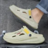 Männer Garten Clogs Sandalen Sommer Hausschuhe Für Männer Paar Casual Schuhe Mode Luxus Sandalen Komfort Hause Weiche Hausschuhe 40-45 6