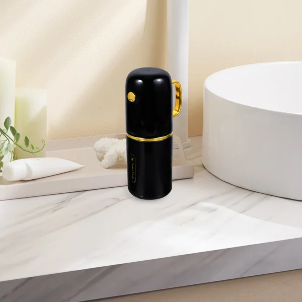 Mundwasser Tasse Zahnbürste Lagerung Halter Zahnbürste Fall Tragbare Hause Haushalt Pp Zahnpasta Container Reise Elektrische 3
