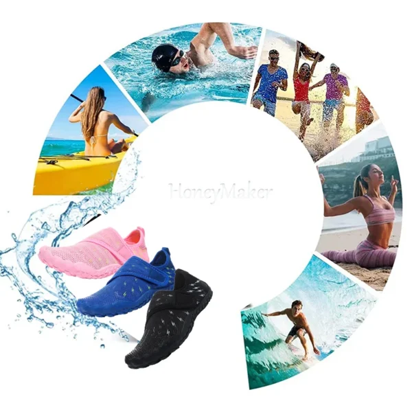 Kinder Wasser Sport Schuhe Quick-Dry Aqua Schuhe Atmungs Upstream Waten Schuhe Strand Schwimmen Tauchen Barfuß Surfen Sneaker 5