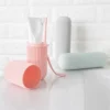 1PC Tragbare Reise Zahnbürste Zahnpasta Lagerung Tasse Mundwasser Becher Set Zahnpasta Zahnbürste Lagerung Fall 4