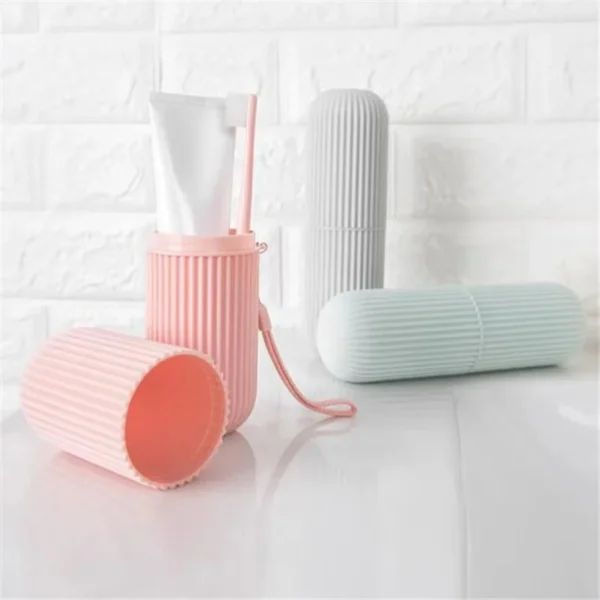 1PC Tragbare Reise Zahnbürste Zahnpasta Lagerung Tasse Mundwasser Becher Set Zahnpasta Zahnbürste Lagerung Fall 4