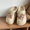 Casual Plattform Hausschuhe Frauen Wohnungen Niedlichen Cartoon Designer Schuhe Mädchen Mode Elegante Sommer Sandalen Damen Elegante Schuhe 2