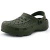 Comwarm Herren-Clogs, Hausschuhe, atmungsaktiv, für den Garten, rutschfest, bequem, Strandschuhe, Herren-Sandalen, für drinnen und draußen, lässiger Angelschuh