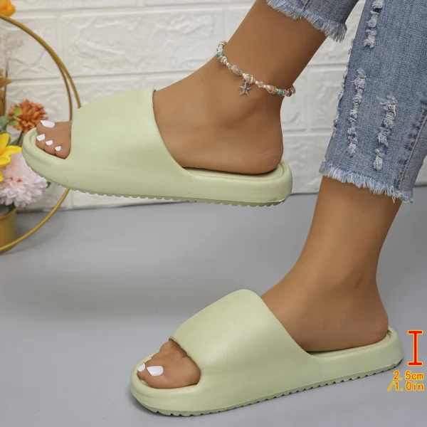 Weiche Sohle Eva Hause Hausschuhe Frauen Indoor Stumm Rutschfeste Badezimmer Rutschen Frau Leichte Sommer Strand Flip-Flops Flache Sandalen 6