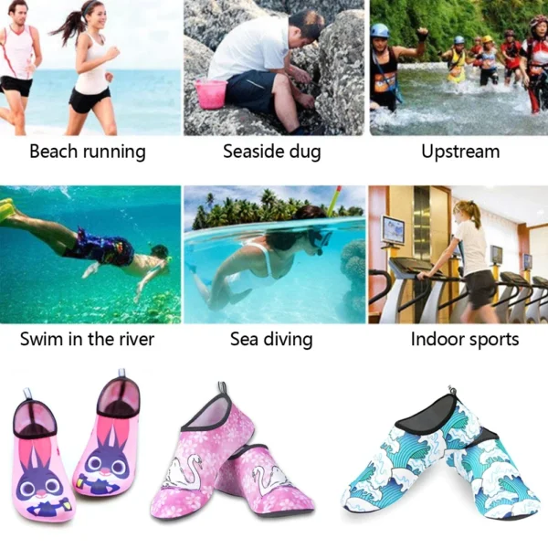Tauchen Schuhe Frauen Aqua Schuhe Männer Strand Schwimmen Wasser Sport Socken Barfuß Sneaker Fitness Tanz Schwimmen Surfen Schnorcheln Schuh 6