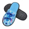 Benutzerdefinierte Druck Frauen Stich Anime Cartoon Haus Hausschuhe Weiche Warme Memory Foam Flauschigen Slipper Indoor Outdoor Schuhe 2