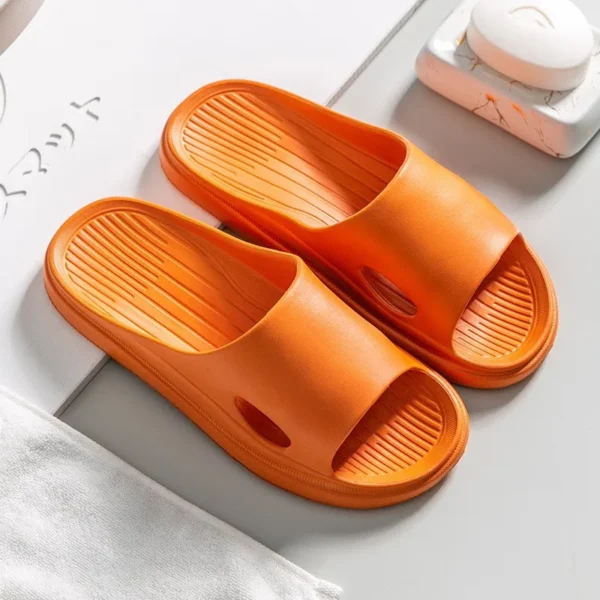 Sommer-Eva-Sandalen für Damen, Badezimmer-Hausschuhe für den Innenbereich, rutschfeste, geruchlose und schnell trocknende Schuhe zum Baden 5