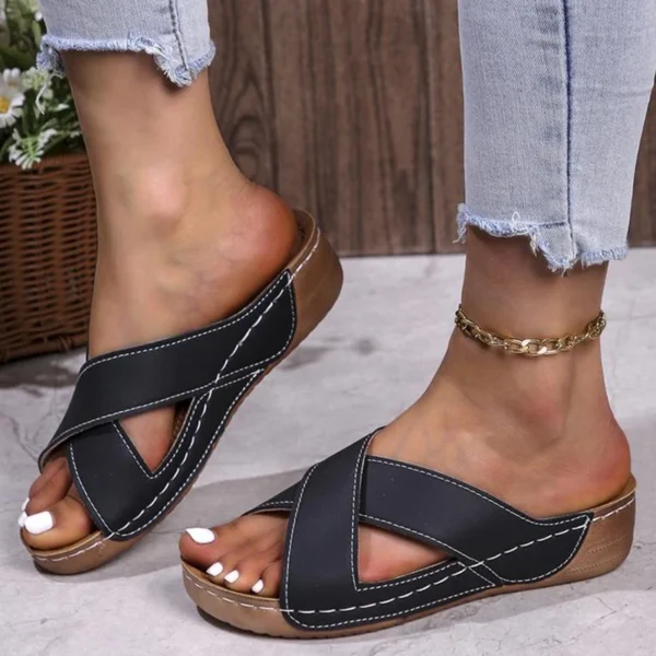 Frauen Sommer Schuhe Mode Keil Schuhe Für Frauen Huaraches frauen Sandalen Rutsche Espadrilles Weibliche Alias Mujer Schuhe 5