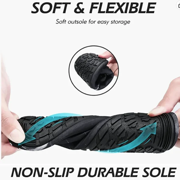 Nisex Wasser rutschfeste Sneaker Schwimmen Tauchsocken Sommer Aqua Strand Sandale Flacher Schuh Meer Slipper für Männer Frauen 6