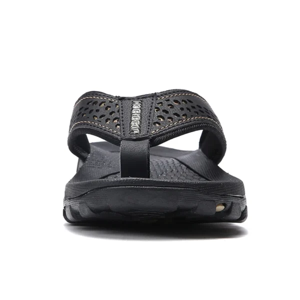 Sommer Außerhalb PU Leder Herren Flip-Flops Hausschuhe Outdoor Strand Schuhe Flip Flop Plus Große Größe 49 50 51 52 heißer Verkauf Dropshipping 5