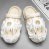 Frauen Hausschuhe Wolke Y2k Haus Sommer Weiche Sandale Schädel Flip-Flops Männer Männlich Dämon Dicke Flache Plattform Nicht Slip Hause Rutschen männer 6