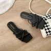 Schuhe für Frauen Plus Größe 35-43 Sommer Frauen Außerhalb Flache Hausschuhe Flip-Flops Casual Candy Farbe Sandalen Zapatos de Mujer 4