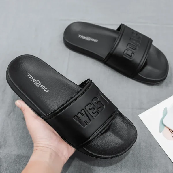 Sommer Männer Hausschuhe Indoor Hause Rutschen Badezimmer Schuhe Outdoor Garten Schuhe Massage Clogs Männlichen Strand Hausschuhe Flip-Flops Maultiere 48 5