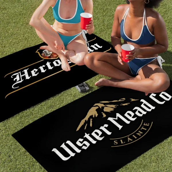 H-Hertog J-Jan Strandtuch, bunte Badetücher für Mädchen, Mikrofaser, schnell trocknend, individuell, sandfrei, Strand, Yoga, Spa, Fitnessstudio, Pool 4