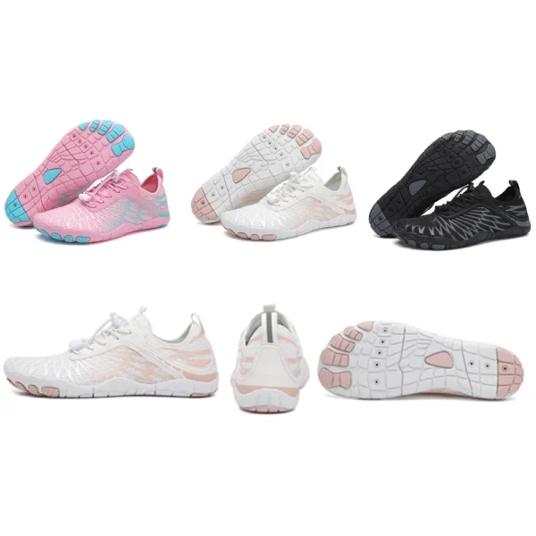 Aqua-Schuhe für Damen und Herren, Barfuß-Wasserschuhe, rutschfest, schnell trocknend, für den Außenbereich, Strand, Upstream, Waten, Schwimmschuh, Turnschuhe, Unisex 2
