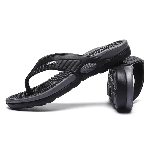 Massage Flip Flops für Männer Sommer Atmungsaktive Strand Schuhe Sandalen Männer Flip Flops Atmungsaktive Männer Hausschuhe 4