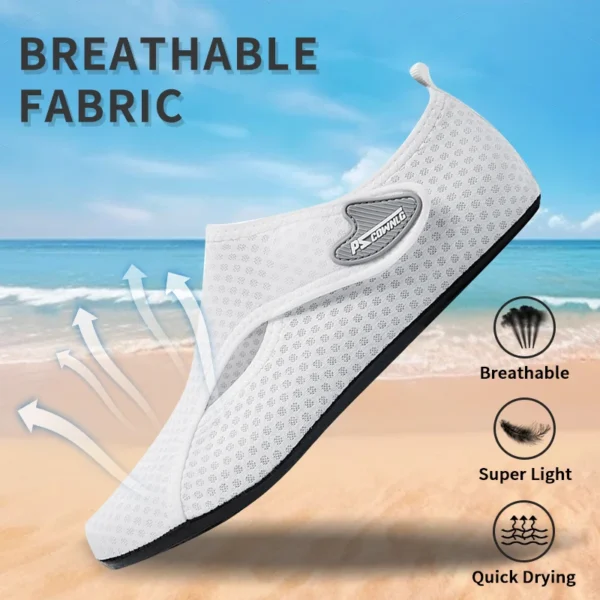 Wassersportschuhe Barfuß Schnelltrocknende Aqua Yoga Socken Slip-on für Männer Frauen 5