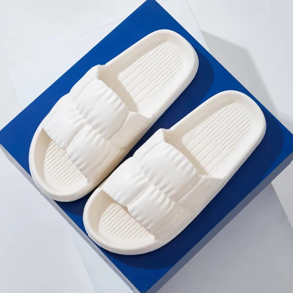 2023 Frauen weiche Sohle Wolke Hausschuhe dicke Plattform Indoor-Outdoor-Strands andalen Sommer Eva rutsch feste Flip-Flops 2