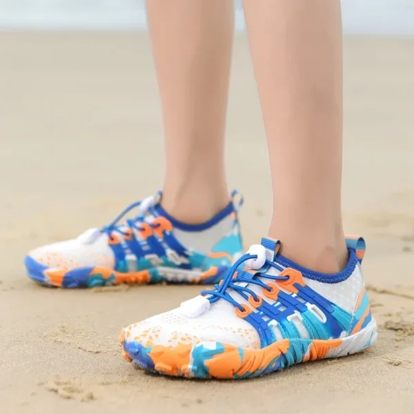 Wasser Schuhe Kinder Sommer Strand Fünf Finger Barfuß Schwimmen Aqua Schuhe Bunte Meer Fluss Hausschuhe Kinder Turnschuhe Neue 4