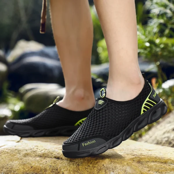 2025 männer Aqua Schuhe Outdoor Atmungsaktive Strand Schuhe Leichte Schnell trocknend Waten Schuhe Sport Wasser Camping Turnschuhe Schuhe 3