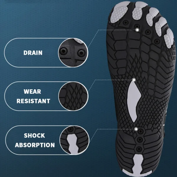 Männer Wasser Schuhe Frauen Waten Turnschuhe Entwässerung Barfuß Strand Aqua Schuhe Quick Dry Fitness Yoga Schuhe Meer Tauchen Schwimmen Sandalen 2