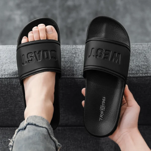 Sommer Männer Hausschuhe Indoor Hause Rutschen Badezimmer Schuhe Outdoor Garten Schuhe Massage Clogs Männlichen Strand Hausschuhe Flip-Flops Maultiere 48 2