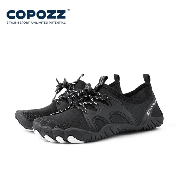 COPOZZ Unisex Watschuhe Herren Damen Schnelltrocknende Aqua Upstream Schuhe Rutschfeste Sportschuhe Verschleißfeste Strand-Barfuß-Turnschuhe für Erwachsene