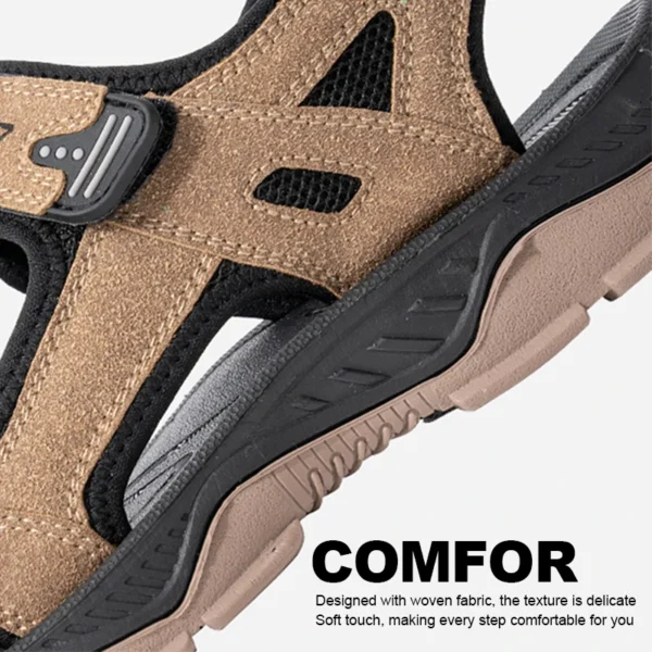 Sommer Herren Sandalen Atmungsaktive Outdoor Herren Casual Sandalies Schuhe Mode Strand Hausschuhe Größe 40-46 4