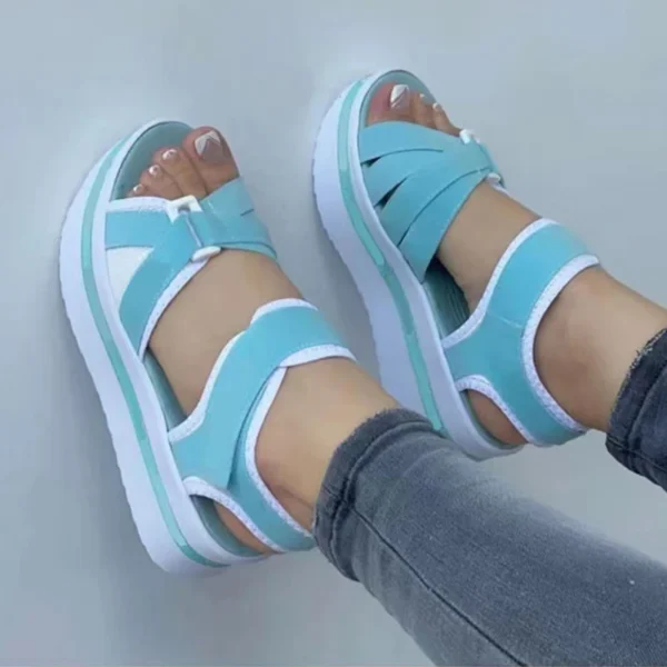 Mode Frau Schuhe Sandalen Keil Damen Schuhe Espadrilles frauen Sandalen Casual Atmungsaktive Schuhe Weibliche Frauen Heels 2