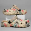 2025 männer Sommer Clogs Sandalen Eva Hausschuhe Männer Mode Flache Sandalen Männer Frauen Freizeit Rutschen Männer Casual Schuhe plus Größe 46 47 2