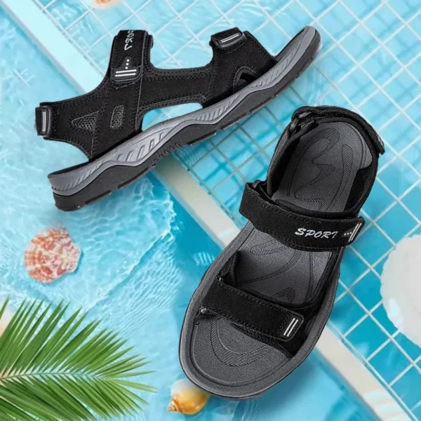 Sommer Herren Sandalen Atmungsaktive Outdoor Herren Casual Sandalies Schuhe Mode Strand Hausschuhe Größe 40-46 2