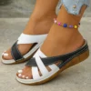 Frauen Sandalen Schuhe Sommer Weiche Sandalen Frau Rutschen Damen Schuhe Keil Frauen Schuh Party Weibliche Slipper Schuhe