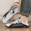 Herren Plus Size Casual Mesh Hausschuhe Sommer atmungsaktive rutschfeste Wanderschuhe Mode Baotou bequeme Outdoor-Sportsandalen 5