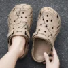 Herren-Clogs, Hausschuhe, hochwertig, klassisch, rutschfest, für den Außenbereich, Gartenschuhe, leicht, modisch, lässig, Sandalen, große Größe 45, 46, 47 6