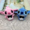 Disney Lilo und Stitch Plüschpuppe Spielzeug Blumenstrauß Stitch Tier Gefüllte Schlüsselanhänger Anhänger Mädchen Kinder Geburtstag Weihnachtsgeschenke 2