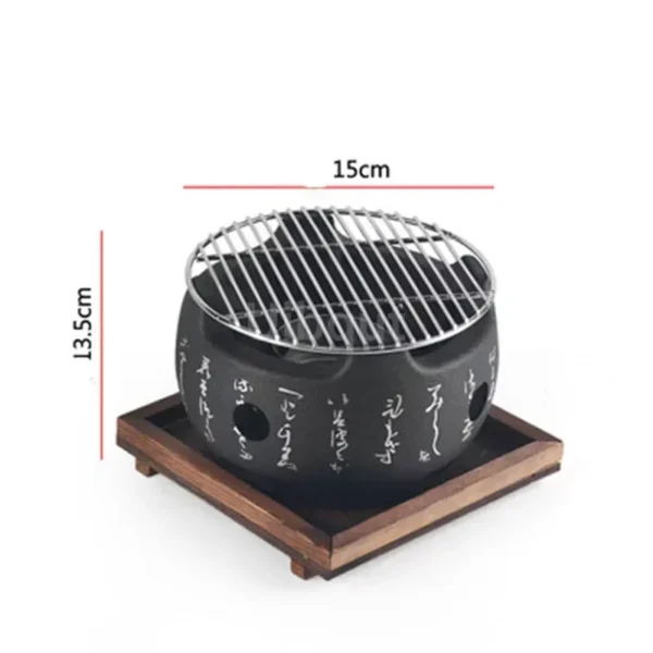 Tragbare Japanischen Bbq Grill Korean Carbon Grill Grills Aluminium Legierung Indoor Outdoor Bbq Herd Grill Werkzeuge holzkohle grill 2