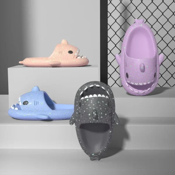 Shark Hausschuhe Home Shark Flip Flops Cloud Clapper Sommer weiche rutschfeste Shark Slides Männer männliche Schuhe Frauen Plattform Sandalen 4