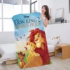 Der König der Löwen Badetuch, Mikrofaser, weich, wasserabsorbierend, atmungsaktiv, für Mädchen und Kinder, dekoratives Cartoon-Strandtuch 6