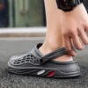 Männer Sandalen Sommer Clogs EVA Garten Hausschuhe Loch Schuhe Strand Plattform Sandalen Paar Indoor Haus Badezimmer Rutschen Plus Größe 49 3