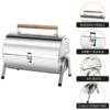 Holzkohle-Grill, faltbar, Edelstahl, Grill, Tischgrill, Picknick, tragbar 2