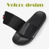 Neue Herren Hausschuhe Klettverschluss Slipper Leichte Slide Sommer Strand Schuh Weiche Pantoletten Slide Flip Männer Große Größe Sandale Casual Clog 5