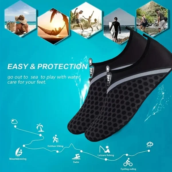 Schnell trocknende Wasserschuhe, rutschfeste Creek-Schuhe, Sommer-Aqua-Strandsandale, flacher Schuh, Seaside-Slipper für Männer und Frauen, Creek-Schuh 3