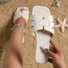 Sommer Neue Frauen Hausschuhe Flachen Boden Nicht-slip Outdoor Offene spitze Strand Weibliche Sandalen Sexy Mode-Design Rutschen Frau schuhe 6