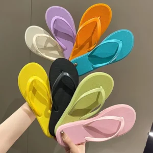 Einfarbig Nicht-slip Freizeit Paar Hausschuhe Frauen Sommer Strand Hausschuhe Outdoor Frauen Flip-Flops Atmungsaktive Strand sandalen frauen